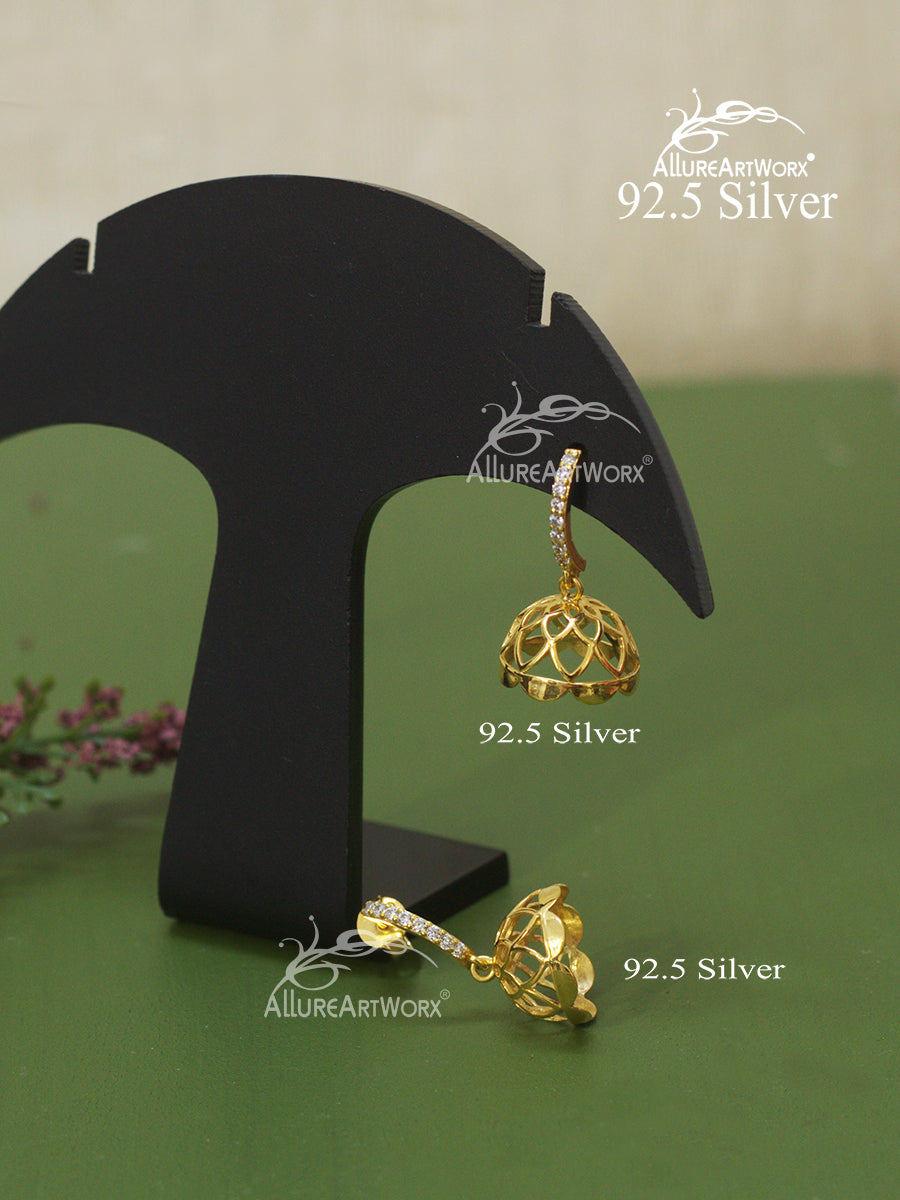 Mei Silver Jhumkis